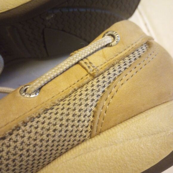 Sperry leather rubber bottom lace up loafers - Picture 9 of 9